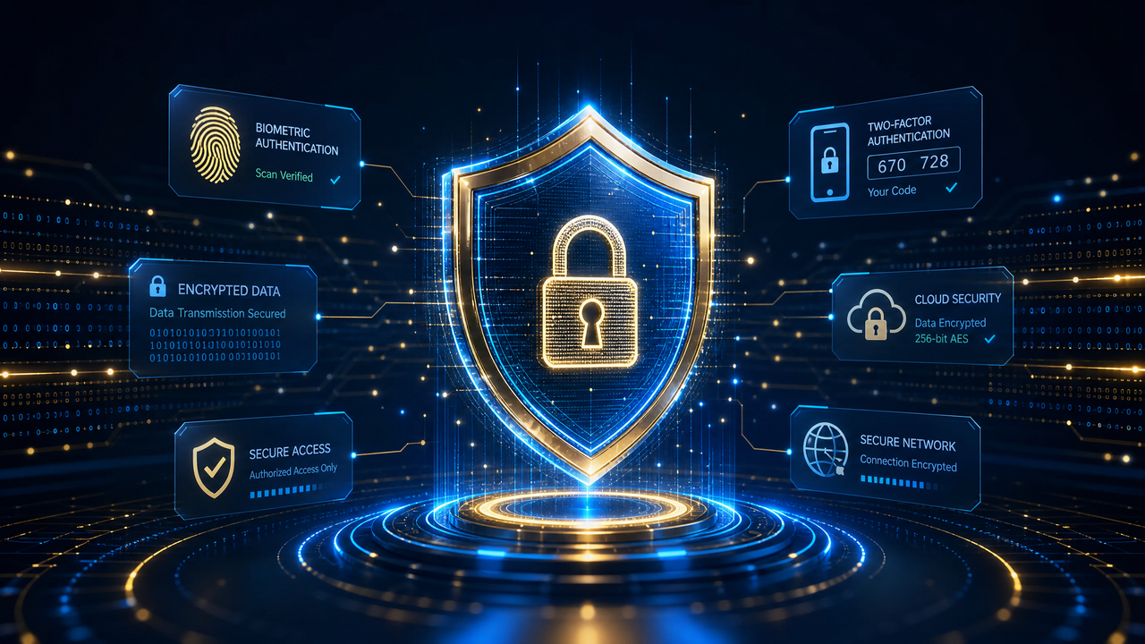 Binomo security features including AI verification, 2FA, and PCI compliance